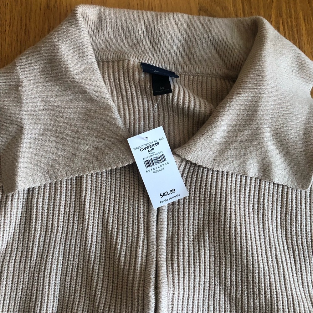NWT Buckle day trip zip up long sleeve sweater - Picture 4 of 13